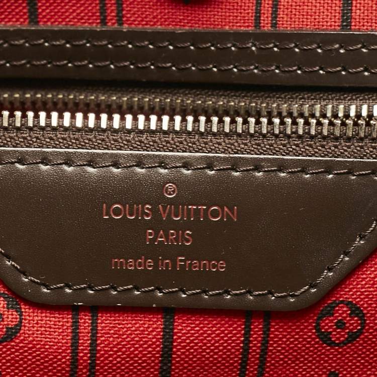 Pre Owned Louis Vuitton Damier Ebene Canvas Neverfull GM Bag