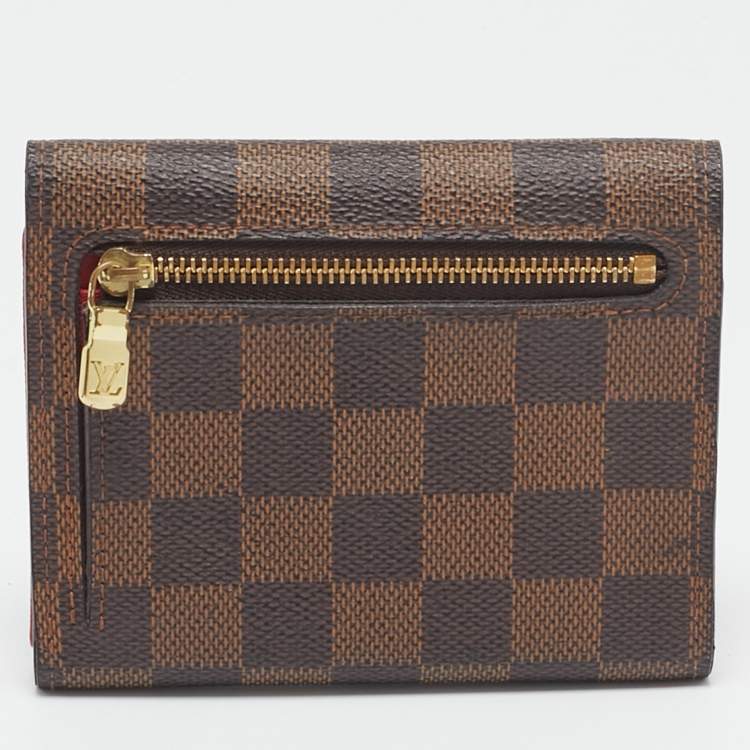 Pre Owned Louis Vuitton Damier Ebene Canvas Koala Wallet