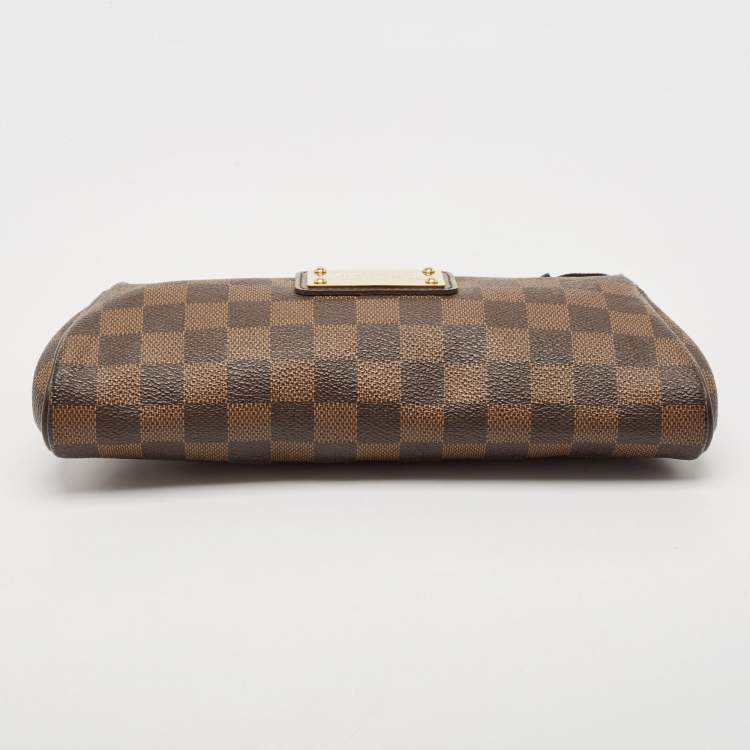 Pre Owned Louis Vuitton Damier Ebene Canvas Eva Pochette Bag
