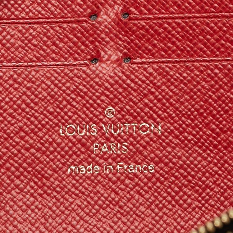 Pre Owned Louis Vuitton Damier Ebene Canvas Clemence Wallet