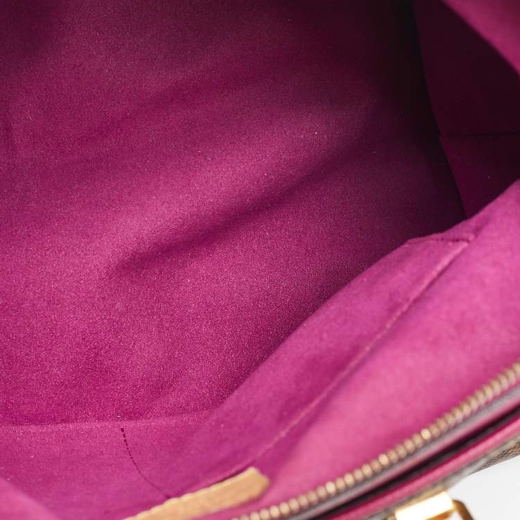 Pre Owned Louis Vuitton Amethyste Monogram Canvas Pallas MM Bag