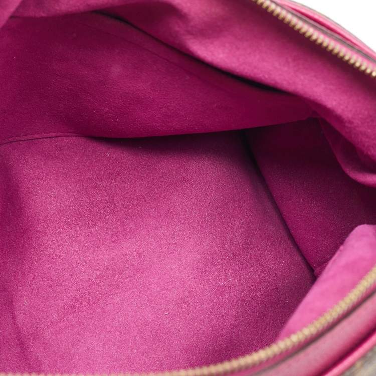 Pre Owned Louis Vuitton Amethyste Monogram Canvas Pallas MM Bag