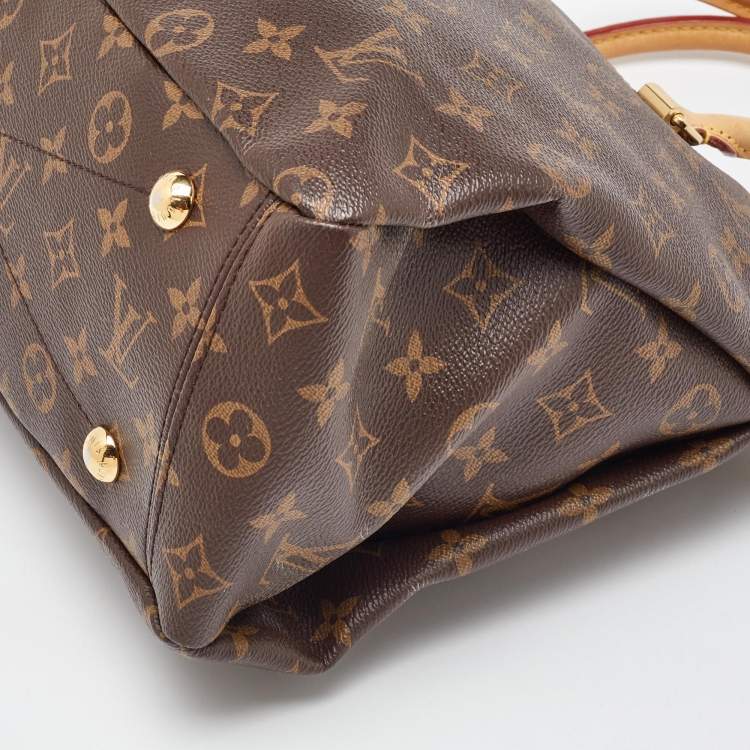 Pre Owned Louis Vuitton Amethyste Monogram Canvas Pallas MM Bag