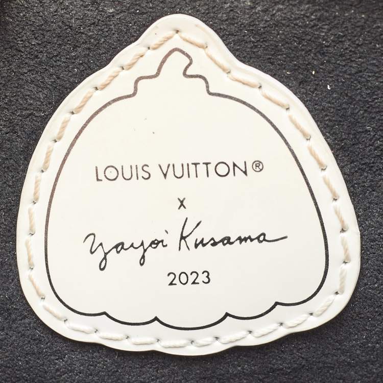 Pre Owned Louis Vuitton x Yayoi Kusama Black/White Epi Leather Dots Alma BB Bag