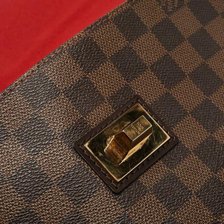 Pre Owned Louis Vuitton Damier Ebene Canvas Besace Rosebery Bag