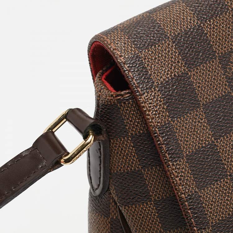 Pre Owned Louis Vuitton Damier Ebene Canvas Besace Rosebery Bag
