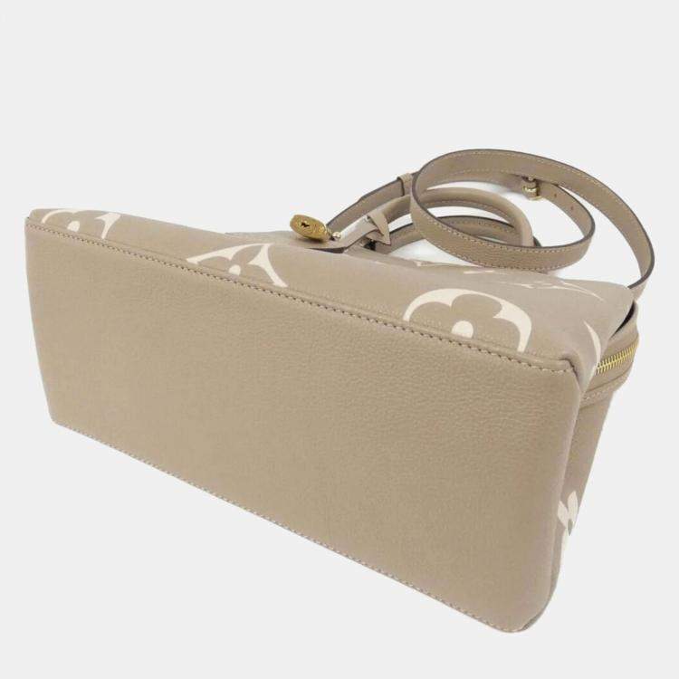 مملوكة مسبقًا Louis Vuitton Tourterelle Monogram Empreinte Leather Petit Palais PM Handbags