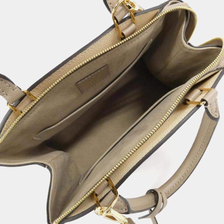 مملوكة مسبقًا Louis Vuitton Tourterelle Monogram Empreinte Leather Petit Palais PM Handbags