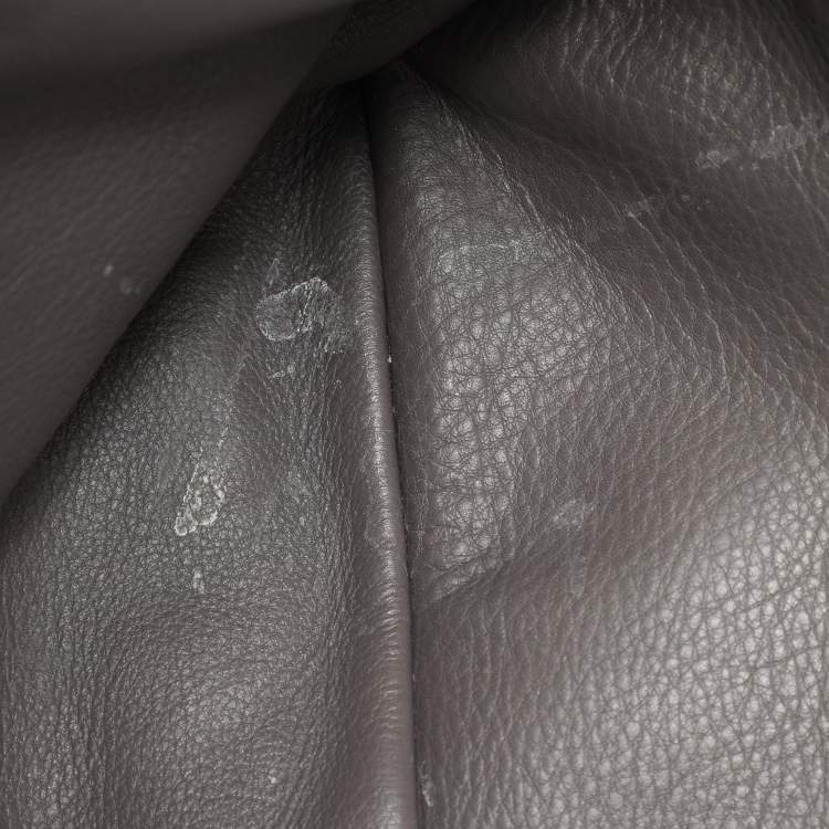مملوكة مسبقًا Louis Vuitton Black Monogram Embossed Suede Limited Edition Whisper PM Bag
