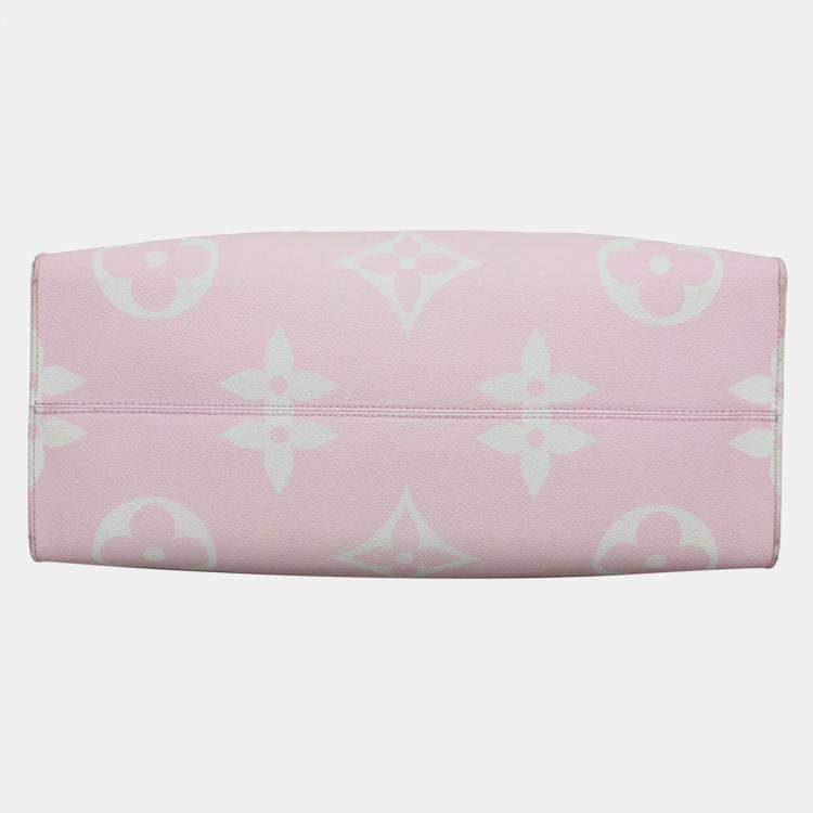 Pre Owned Louis Vuitton OnTheGo GM Monogram Spring Sunrise Pastel Bag