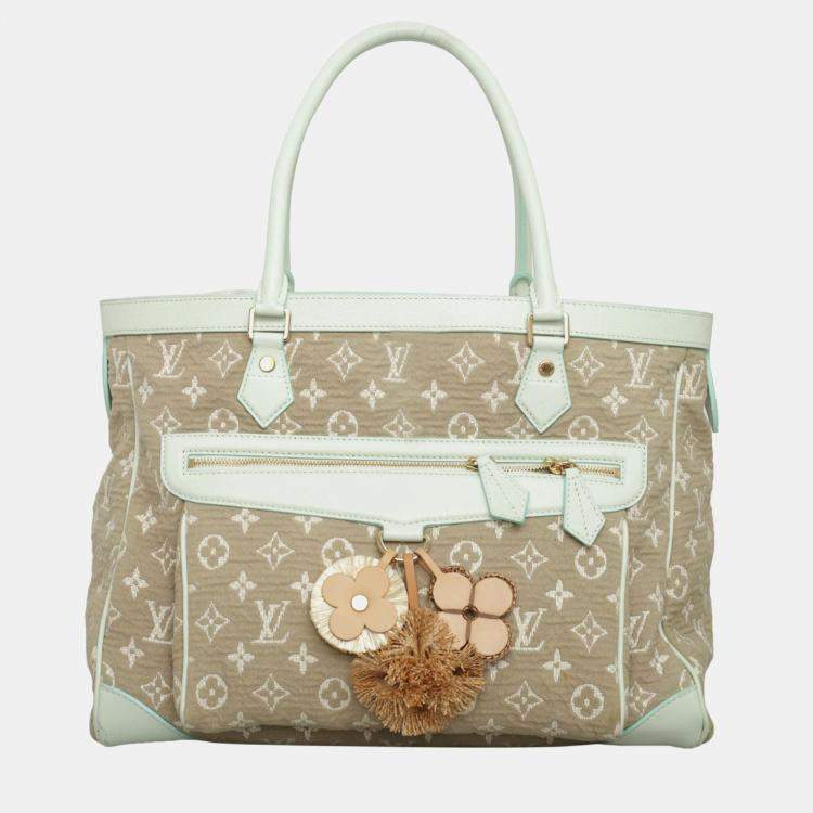 Pre Owned Louis Vuitton Limited Edition Monogram Sabbia Cabas GM Tote Bag