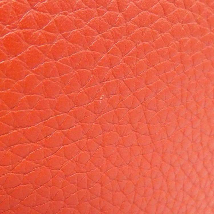 Pre Owned Louis Vuitton Orange, Red Leather Capucines PM Shoulder Bag