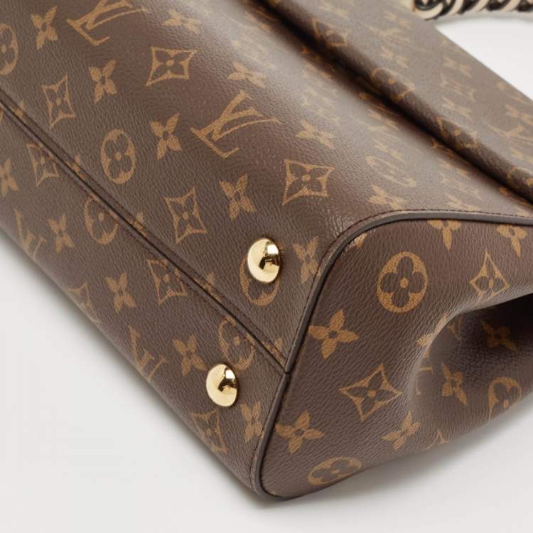 Pre Owned Louis Vuitton Monogram Canvas Braided Cluny MM Bag