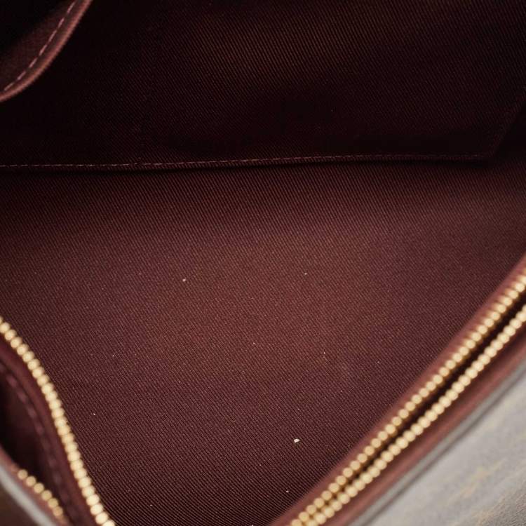 Pre Owned Louis Vuitton Monogram Canvas Braided Cluny MM Bag