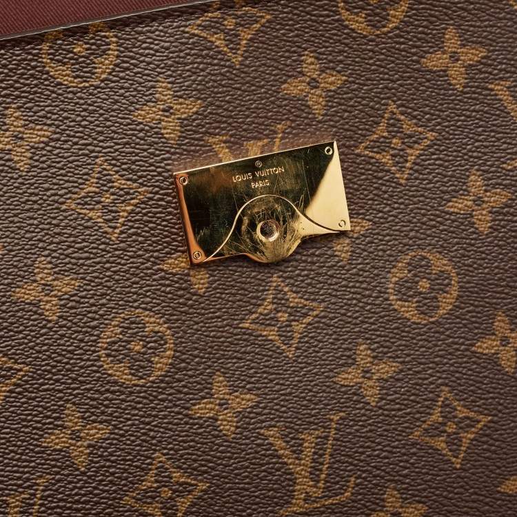 Pre Owned Louis Vuitton Monogram Canvas Braided Cluny MM Bag