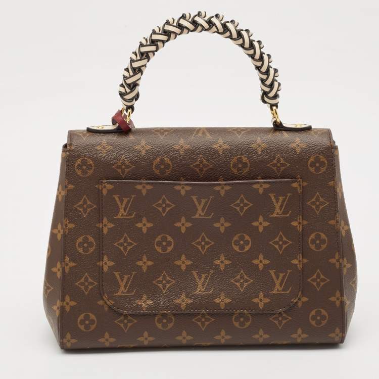 Pre Owned Louis Vuitton Monogram Canvas Braided Cluny MM Bag