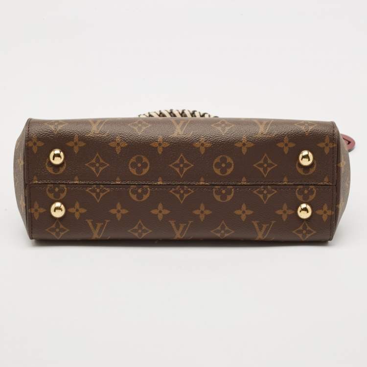 Pre Owned Louis Vuitton Monogram Canvas Braided Cluny MM Bag