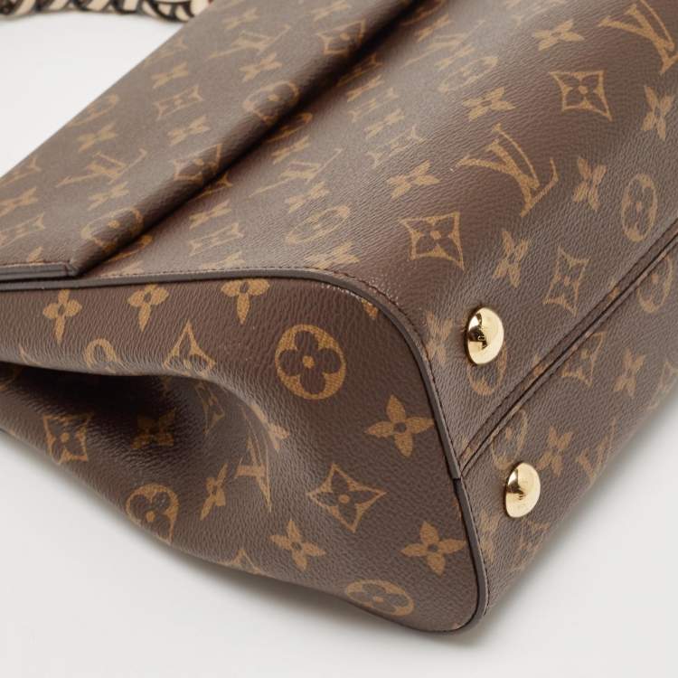 Pre Owned Louis Vuitton Monogram Canvas Braided Cluny MM Bag
