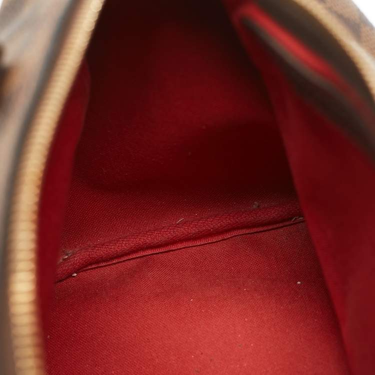 Pre Owned Louis Vuitton Damiere Ebene Canvas Speedy 25 Bag