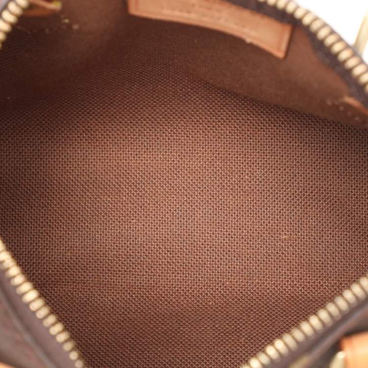 Pre Owned Louis Vuitton Monogram Canvas Mini HL Speedy Bag