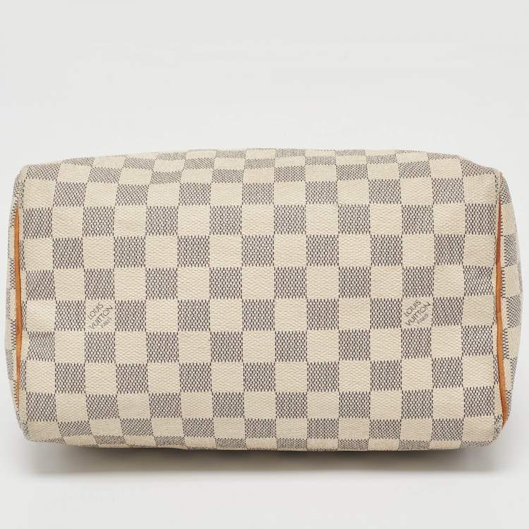 Pre Owned Louis Vuitton Damier Azur Canvas Speedy 25 Bag