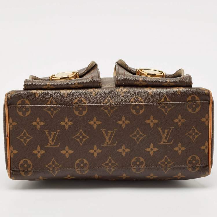 Pre Owned Louis Vuitton Monogram Canvas Manhattan PM Bag