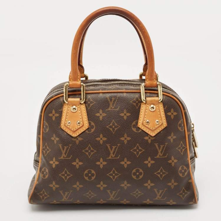 Pre Owned Louis Vuitton Monogram Canvas Manhattan PM Bag
