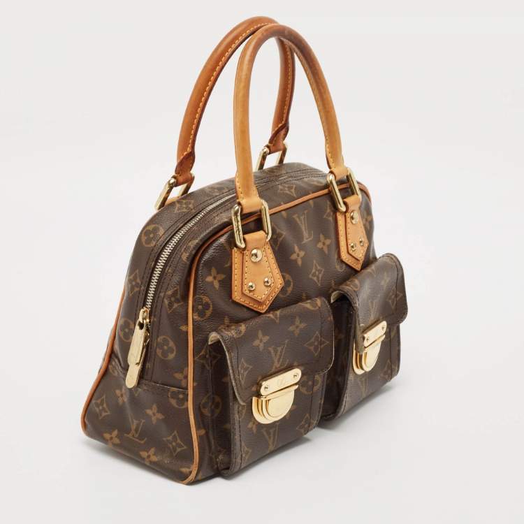 Pre Owned Louis Vuitton Monogram Canvas Manhattan PM Bag