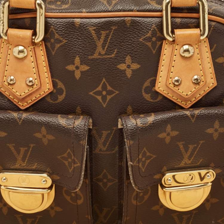 Pre Owned Louis Vuitton Monogram Canvas Manhattan PM Bag
