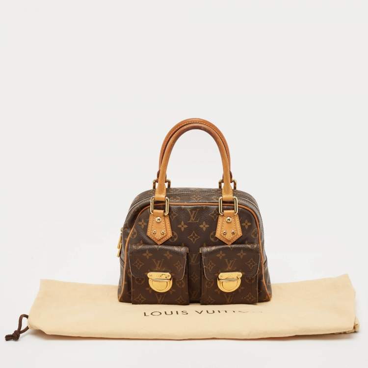 Pre Owned Louis Vuitton Monogram Canvas Manhattan PM Bag