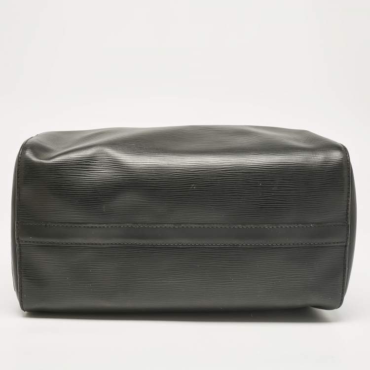 Pre Owned Louis Vuitton Black Epi Leather Speedy 30 Bag