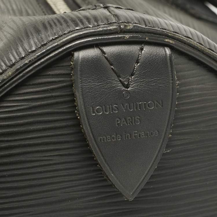 Pre Owned Louis Vuitton Black Epi Leather Speedy 30 Bag