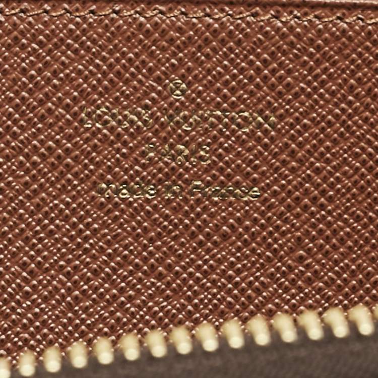 Pre Owned Louis Vuitton Monogram Canvas Zippy Wallet 