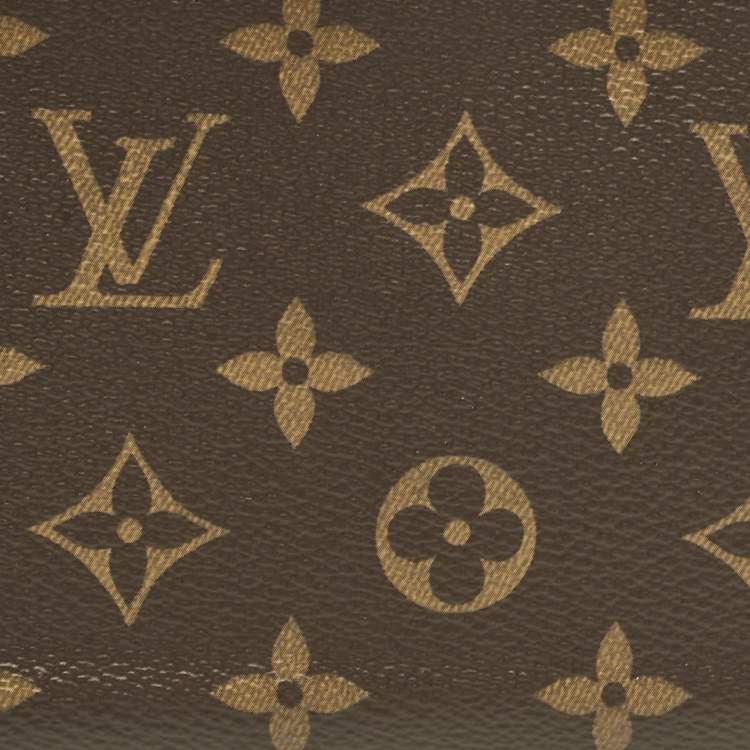 Pre Owned Louis Vuitton Monogram Canvas Zippy Wallet 
