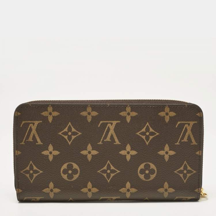 Pre Owned Louis Vuitton Monogram Canvas Zippy Wallet 