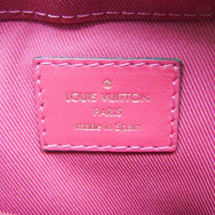 Pre Owned Louis Vuitton Brown/Freesia Monogram Saintonge Shoulder Bag