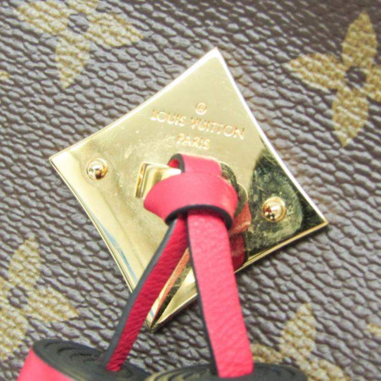 Pre Owned Louis Vuitton Brown/Freesia Monogram Saintonge Shoulder Bag
