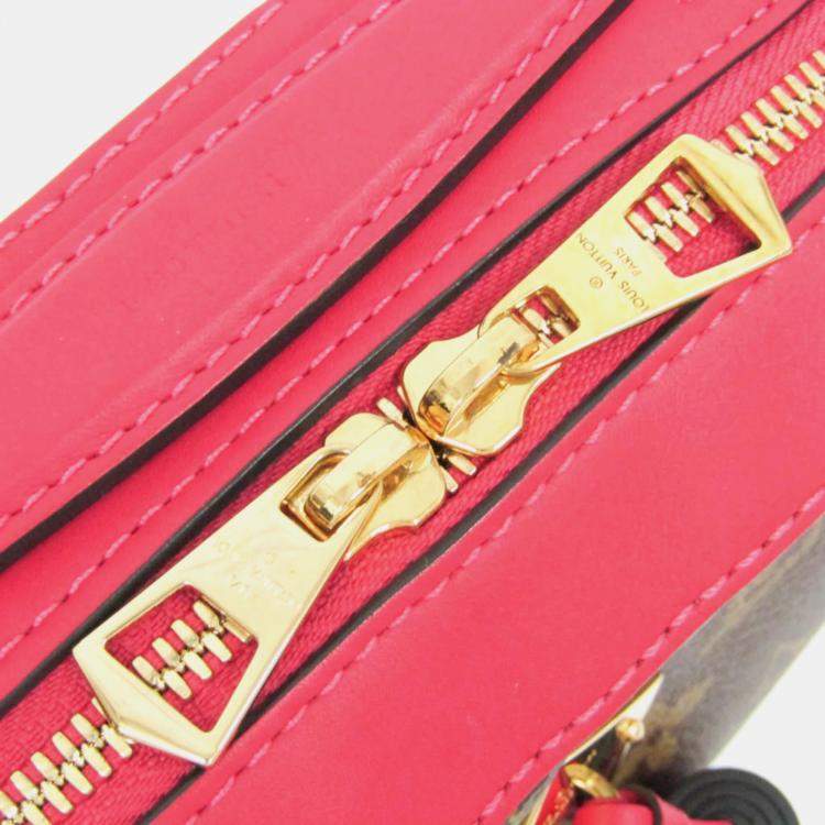 Pre Owned Louis Vuitton Brown/Freesia Monogram Saintonge Shoulder Bag