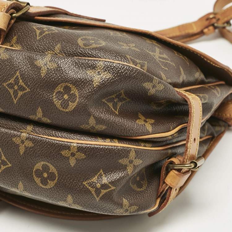 Pre Owned Louis Vuitton Monogram Canvas Sofia Coppola Flore Saumur 30 Bag