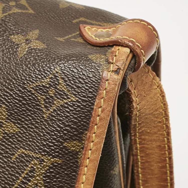 Pre Owned Louis Vuitton Monogram Canvas Sofia Coppola Flore Saumur 30 Bag