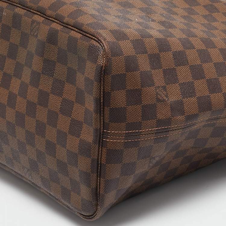 Pre Owned Louis Vuitton Damier Ebene Canvas Neverfull GM Bag