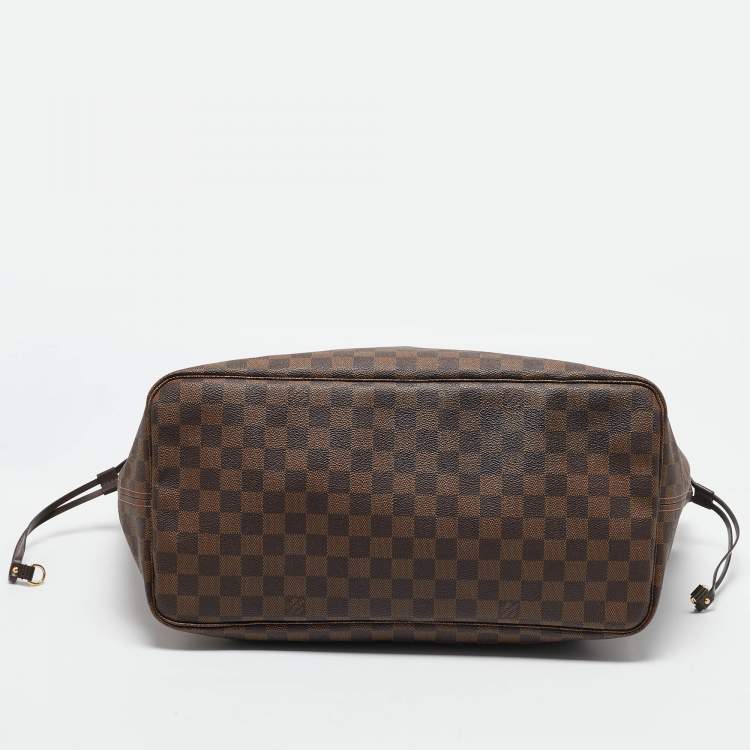 Pre Owned Louis Vuitton Damier Ebene Canvas Neverfull GM Bag