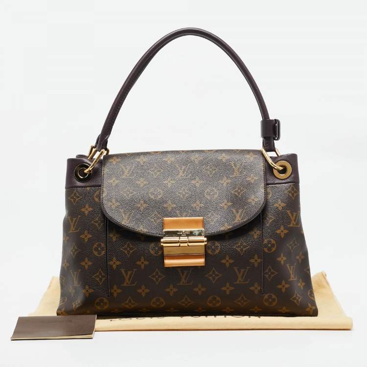 Pre Owned Louis Vuitton Aurore Monogram Canvas Olympe Bag
