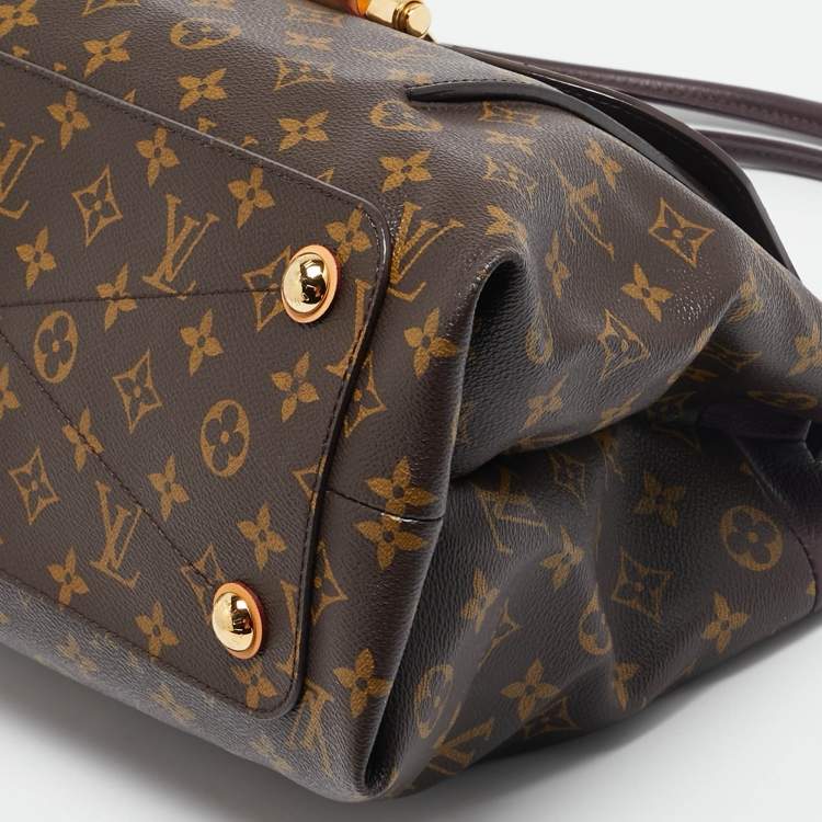 Pre Owned Louis Vuitton Aurore Monogram Canvas Olympe Bag