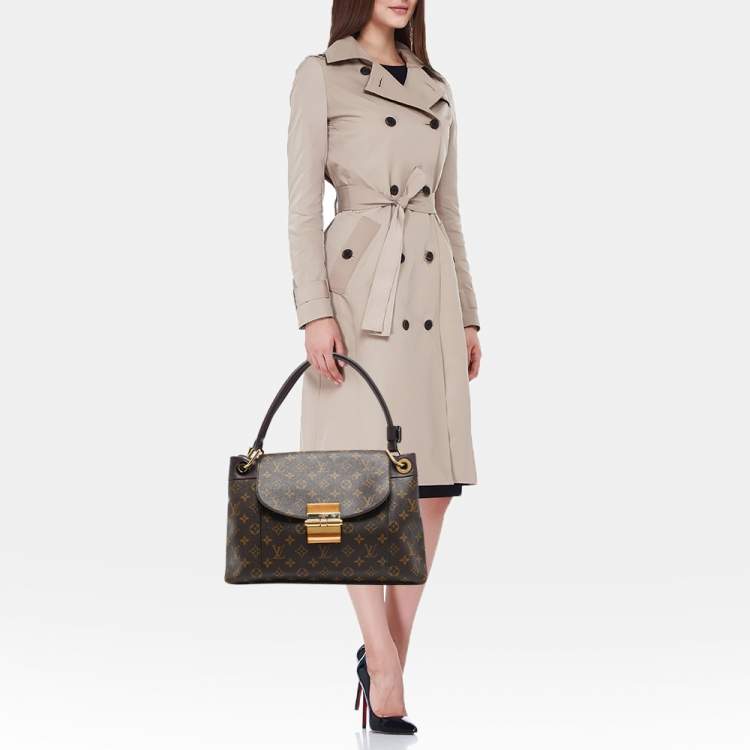 Pre Owned Louis Vuitton Aurore Monogram Canvas Olympe Bag