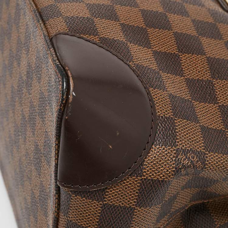 Pre Owned Louis Vuitton Damier Ebene Canvas Hampstead PM Bag