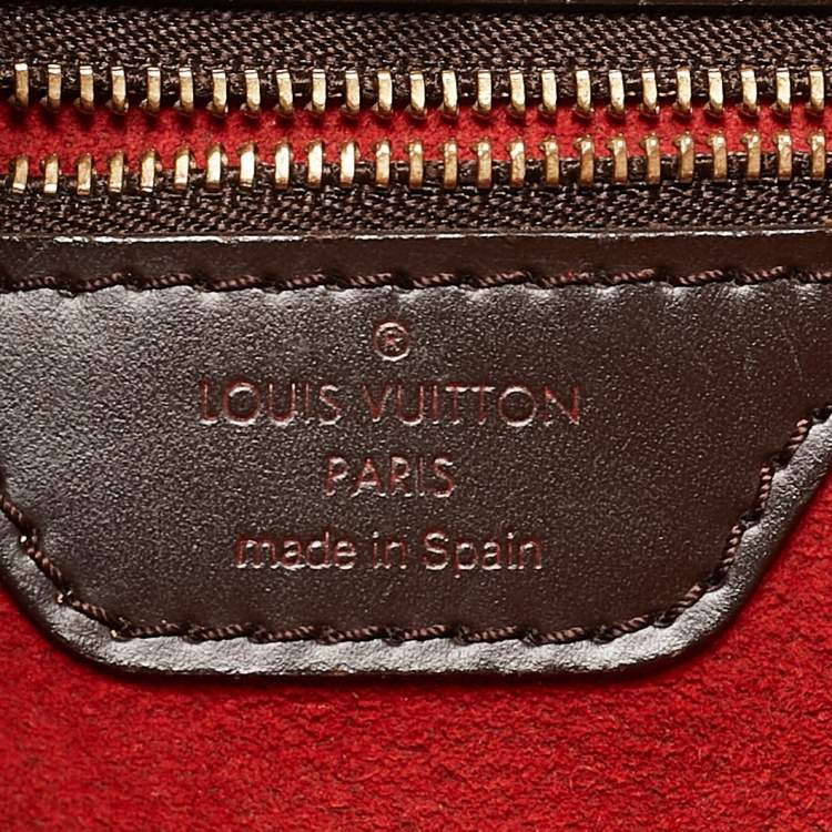 Pre Owned Louis Vuitton Damier Ebene Canvas Hampstead PM Bag