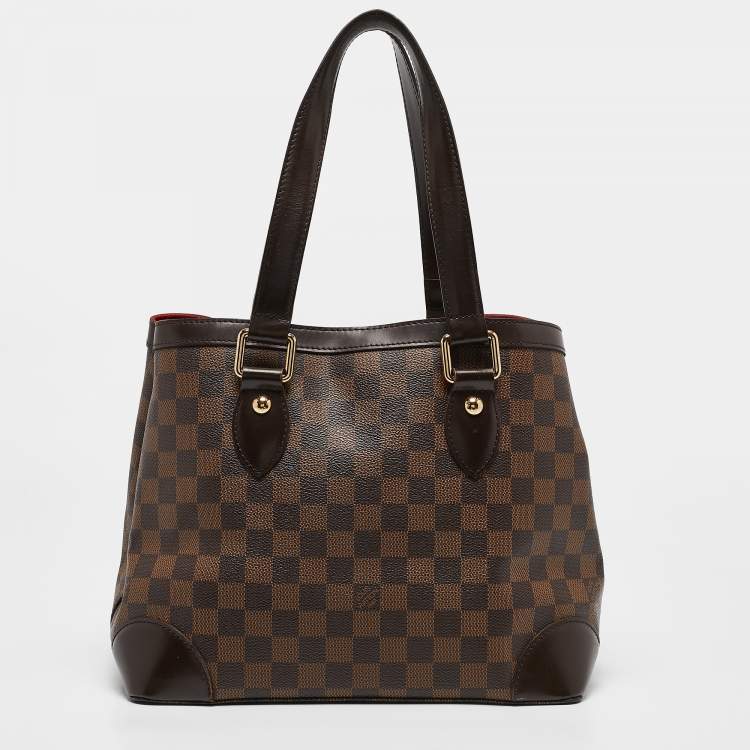 Pre Owned Louis Vuitton Damier Ebene Canvas Hampstead PM Bag