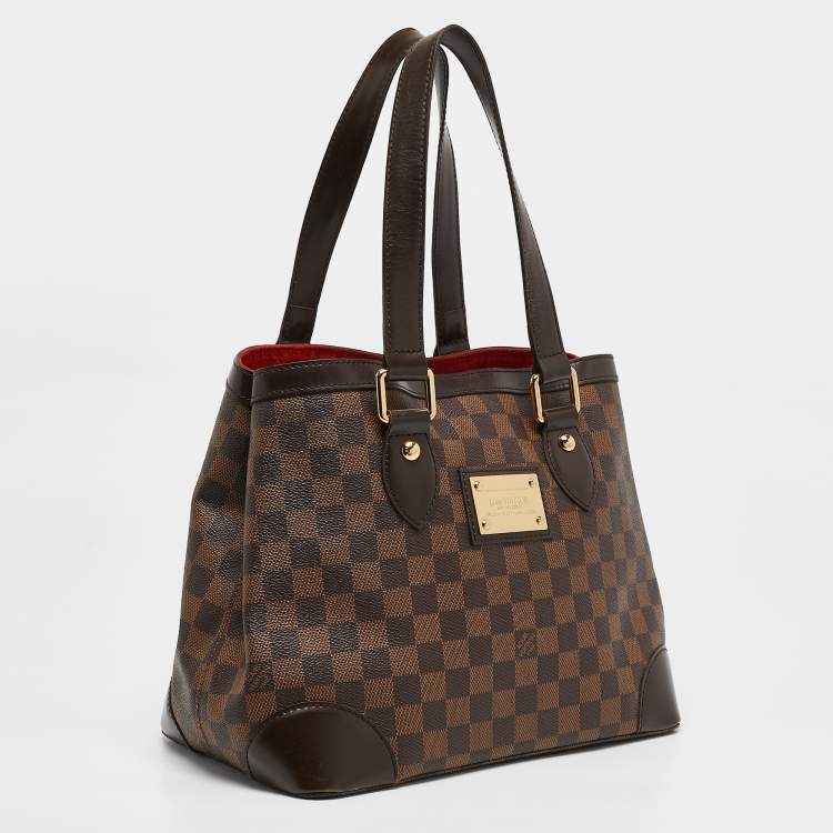 Pre Owned Louis Vuitton Damier Ebene Canvas Hampstead PM Bag