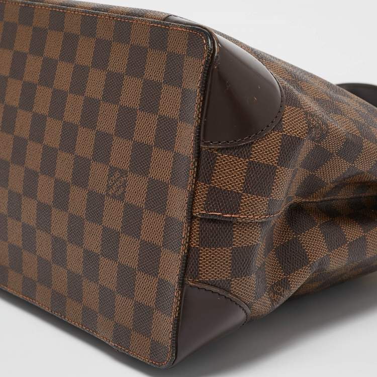 Pre Owned Louis Vuitton Damier Ebene Canvas Hampstead PM Bag